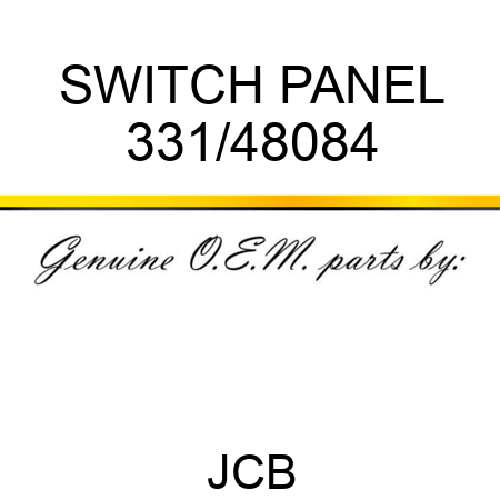 SWITCH PANEL 331/48084