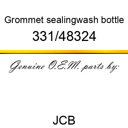 Grommet, sealing,wash bottle 331/48324