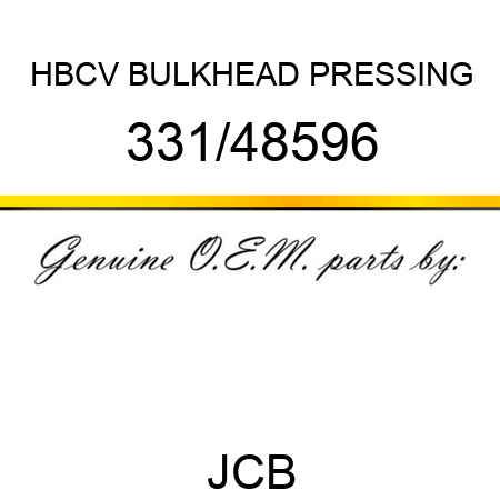 HBCV BULKHEAD PRESSING 331/48596