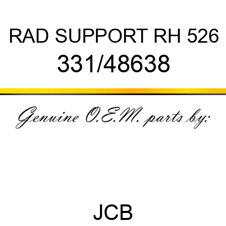 RAD SUPPORT RH 526 331/48638