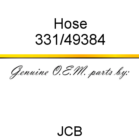 Hose 331/49384