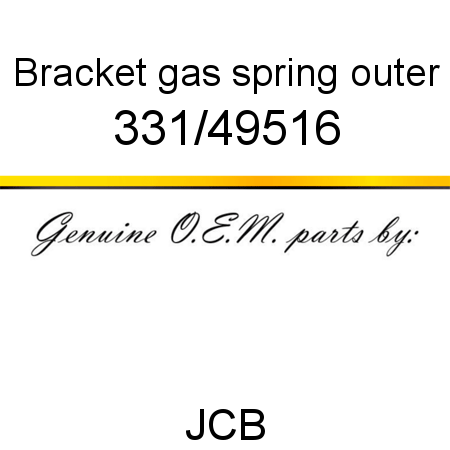 Bracket, gas spring outer 331/49516
