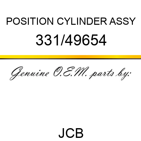 POSITION CYLINDER ASSY 331/49654