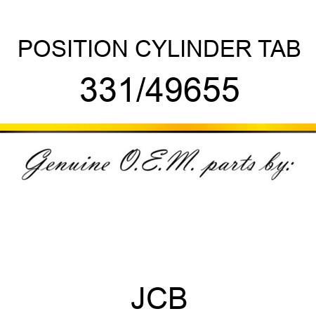 POSITION CYLINDER TAB 331/49655
