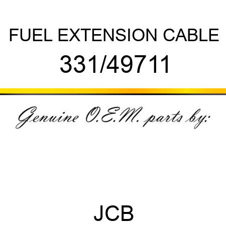 FUEL EXTENSION CABLE 331/49711