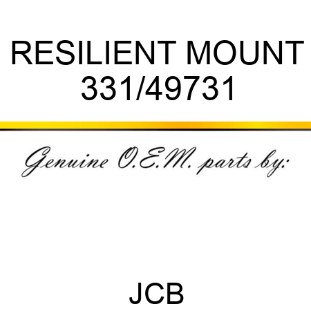 RESILIENT MOUNT 331/49731