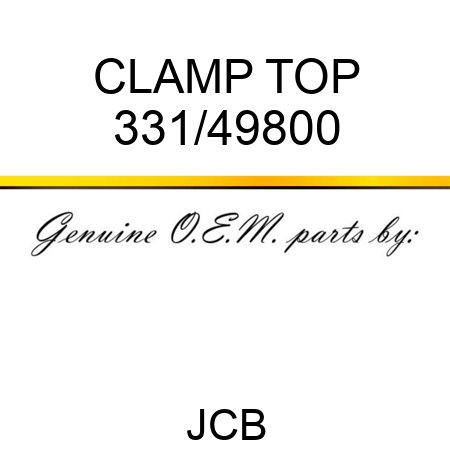 CLAMP TOP 331/49800