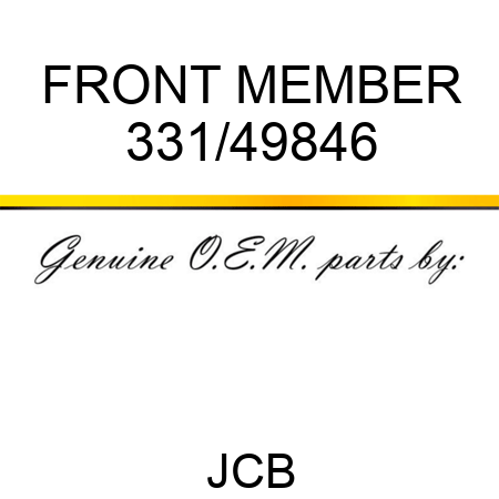 FRONT MEMBER 331/49846