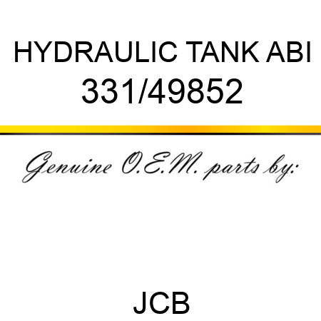 HYDRAULIC TANK ABI 331/49852