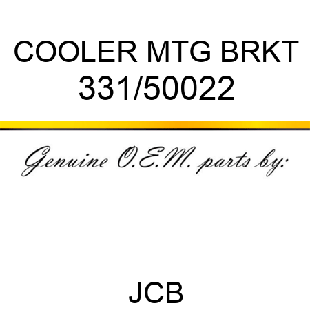 COOLER MTG BRKT 331/50022