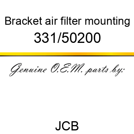 Bracket, air filter mounting 331/50200