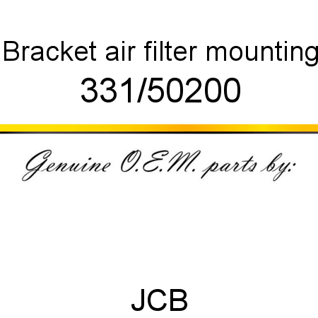 Bracket, air filter mounting 331/50200