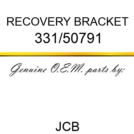 RECOVERY BRACKET 331/50791