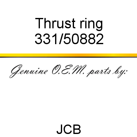 Thrust ring 331/50882