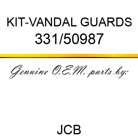 KIT-VANDAL GUARDS 331/50987