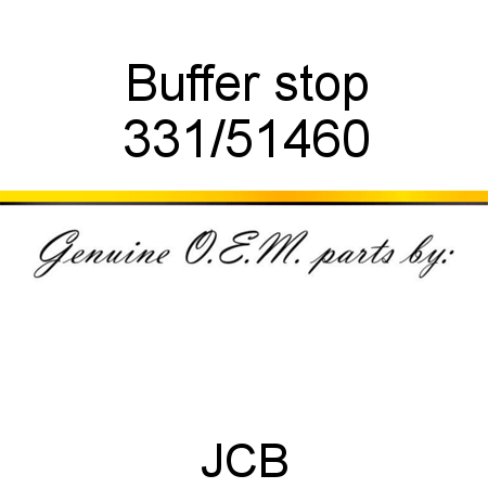 Buffer, stop 331/51460