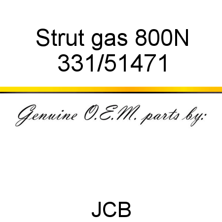 Strut, gas, 800N 331/51471