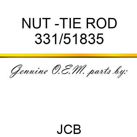 NUT -TIE ROD 331/51835