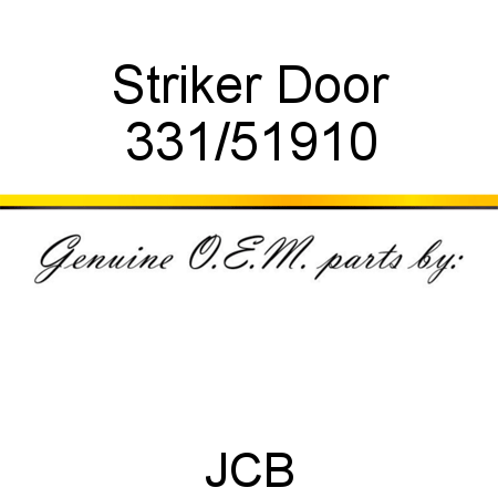 Striker, Door 331/51910