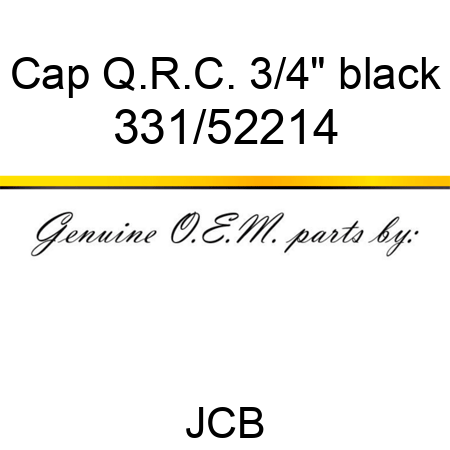 Cap, Q.R.C. 3/4