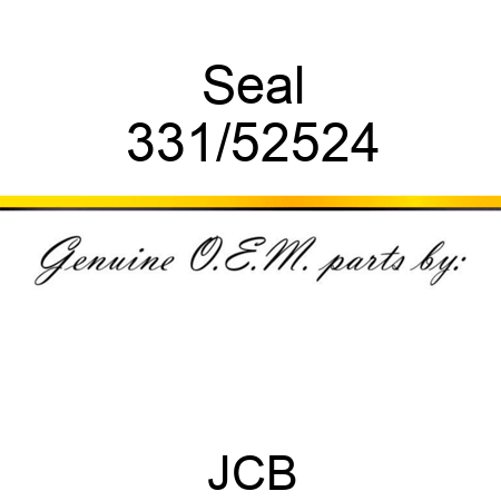 Seal 331/52524