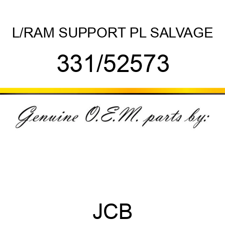 L/RAM SUPPORT PL SALVAGE 331/52573