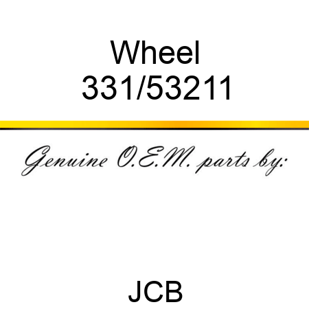 Wheel 331/53211