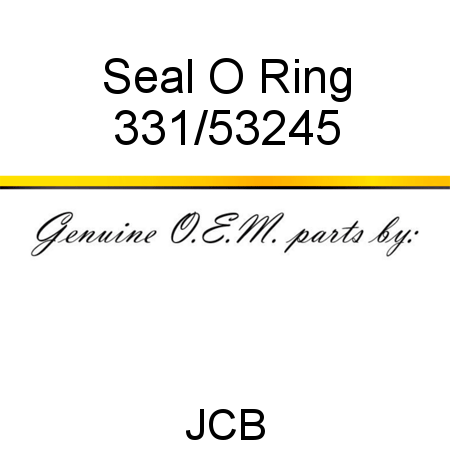 Seal, O, Ring 331/53245