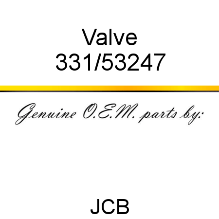 Valve 331/53247