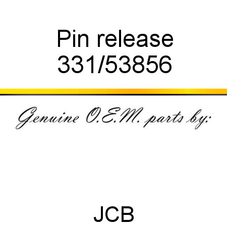 Pin, release 331/53856