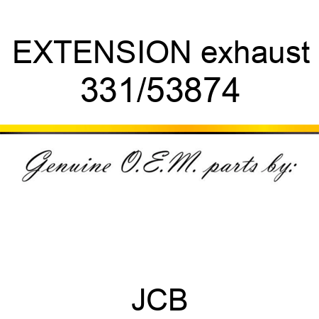 EXTENSION exhaust 331/53874