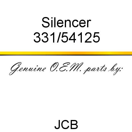 Silencer 331/54125
