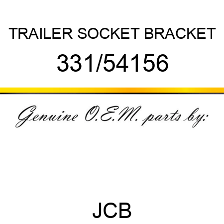 TRAILER SOCKET BRACKET 331/54156