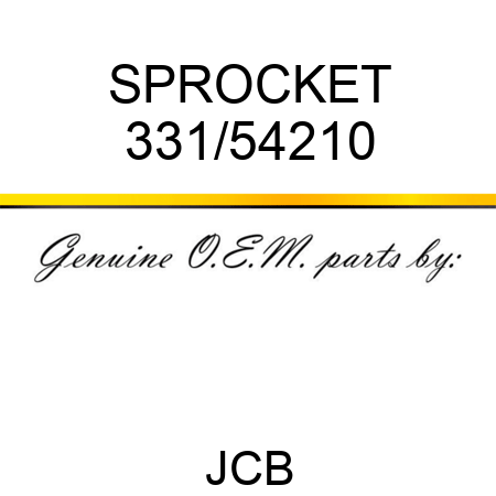 SPROCKET 331/54210