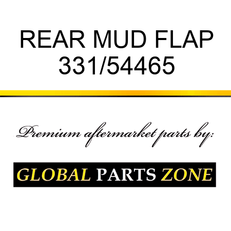 REAR MUD FLAP 331/54465