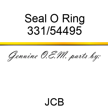 Seal O Ring 331/54495