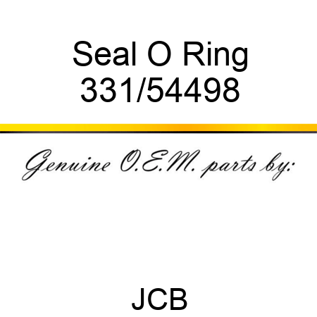 Seal O Ring 331/54498