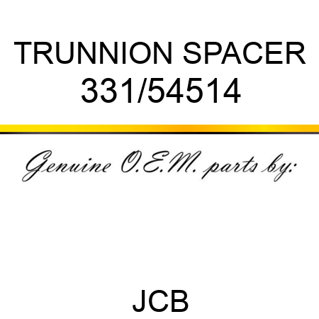TRUNNION SPACER 331/54514