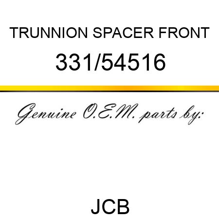 TRUNNION SPACER FRONT 331/54516