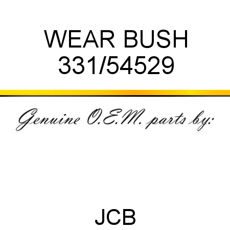 WEAR BUSH 331/54529