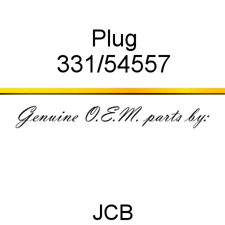 Plug 331/54557