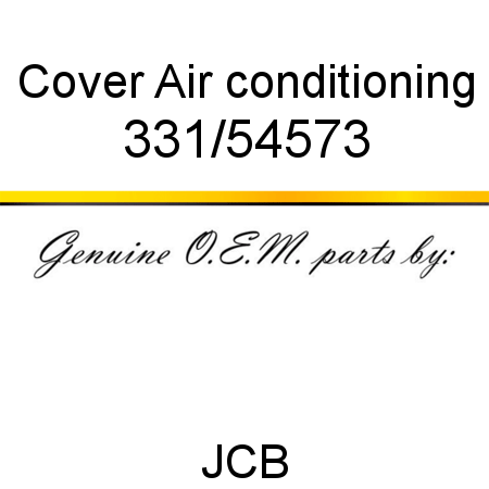 Cover, Air conditioning 331/54573
