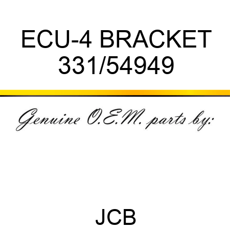 ECU-4 BRACKET 331/54949