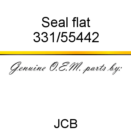 Seal, flat 331/55442