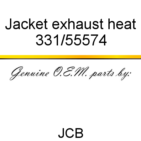 Jacket, exhaust heat 331/55574