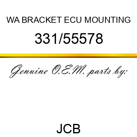 WA BRACKET ECU MOUNTING 331/55578
