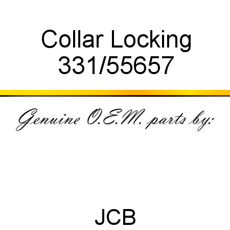 Collar, Locking 331/55657