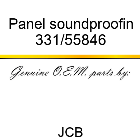 Panel soundproofin 331/55846