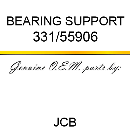 BEARING SUPPORT 331/55906