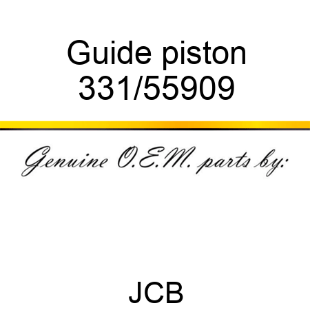 Guide piston 331/55909